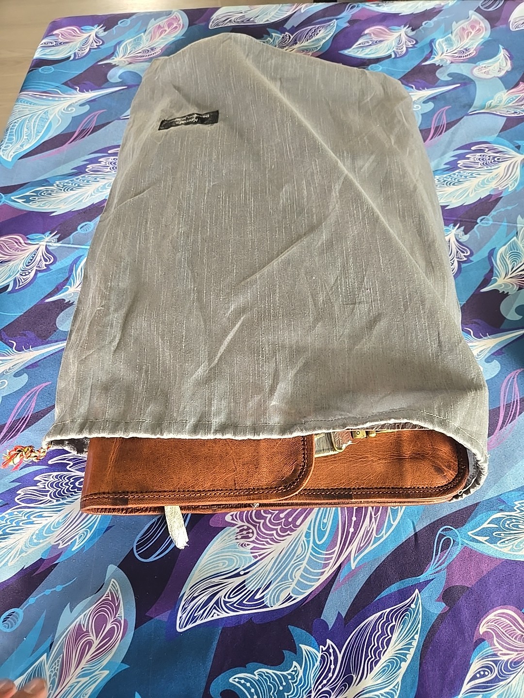 Komal’s Passion Leather Briefcase Crossbody Messenger Bag