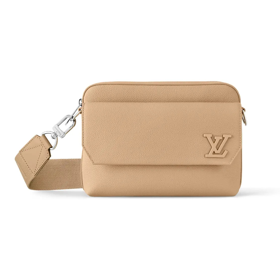 LOUIS VUITTON Fastline Calf Leather Shoulder Crossbody Bag Men’s 9.3×2.8×7.1 in