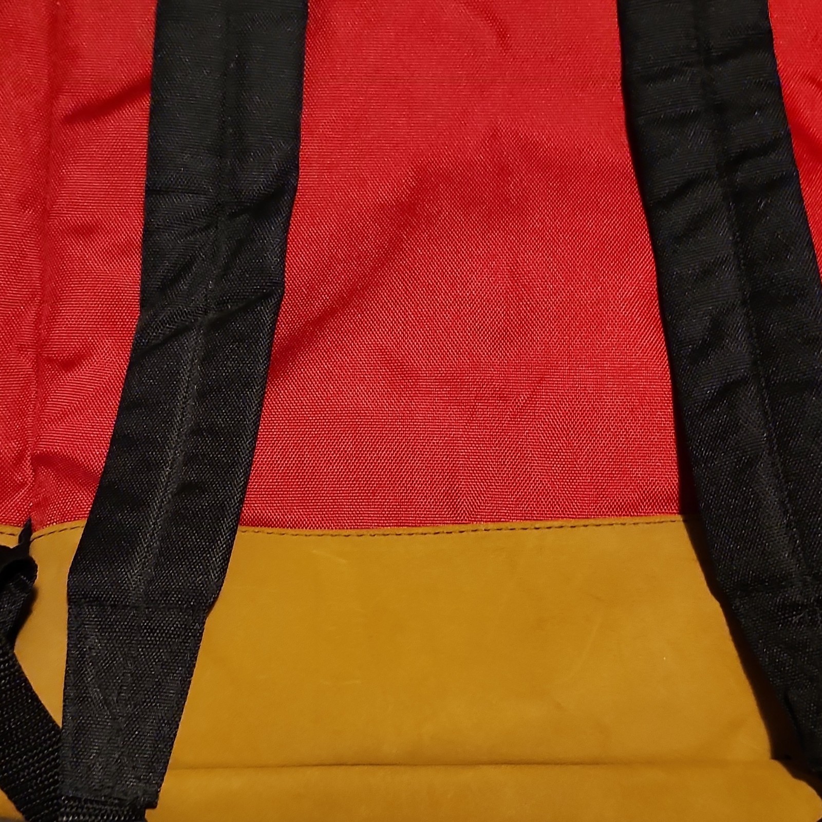 Mossimo Supply Co. Red Yellow Black Men’s Backpack Adjustable Strap Zip Casual