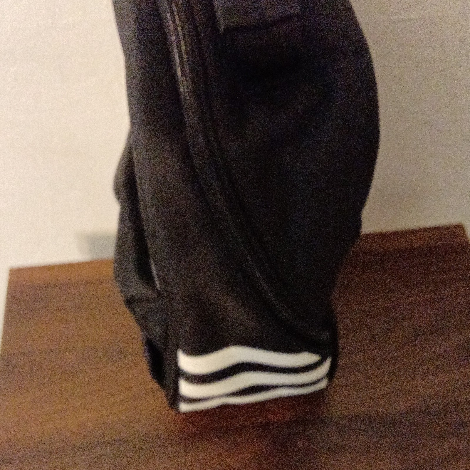 adidas Black/White Small Crossbody Bag, Zip Closure, Shoulder Strap