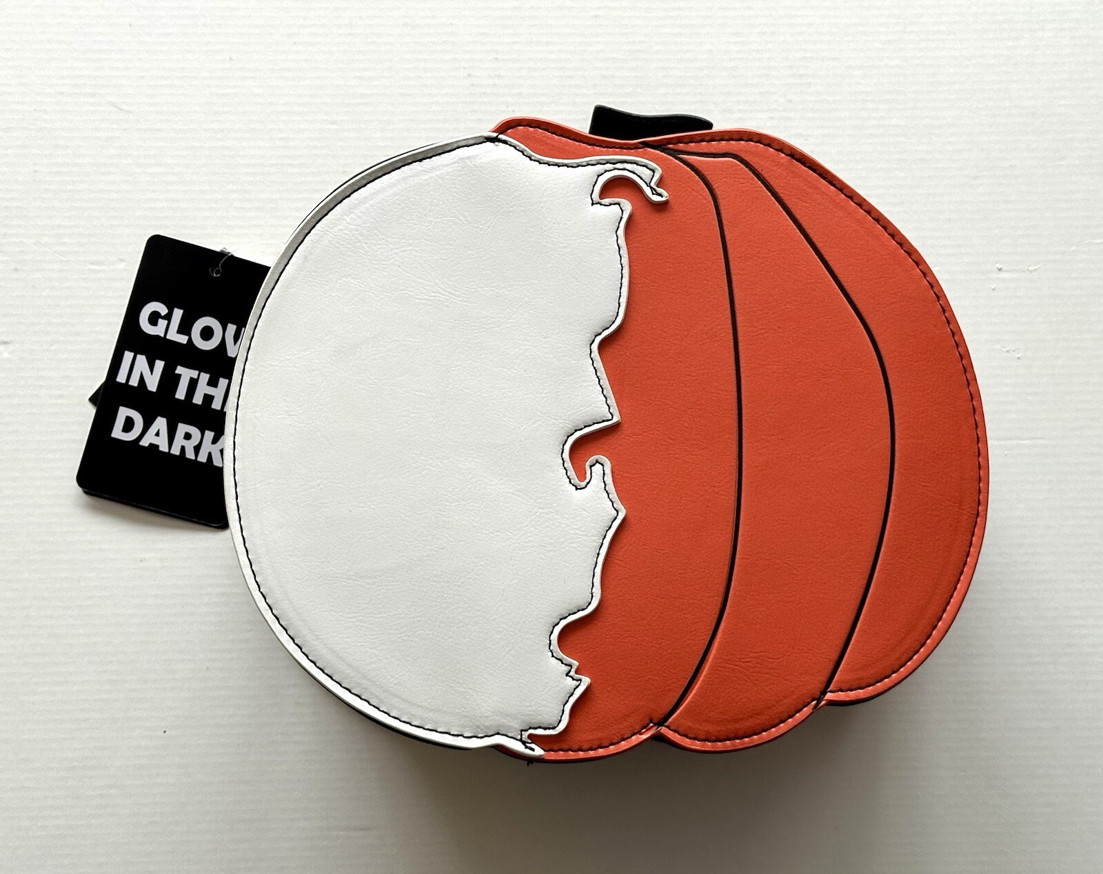 The Nightmare Before Christmas Jack Pumpkin Split Glow-In-The-Dark Crossbody Bag