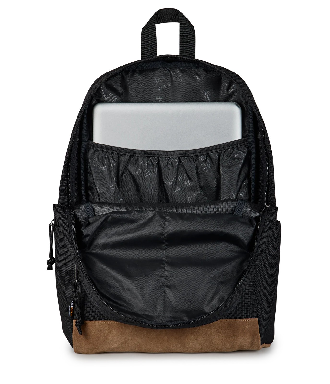 JANSPORT RIGHT PACK SLEEK BACKPACK JS0A897X008 BLACK NEW AUTHENTIC-SIZE OS