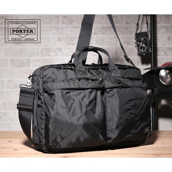 PORTER YOSHIDA FORCE 3way Briefcase Backpack Shoulder Bag Black 855-07594 Japan