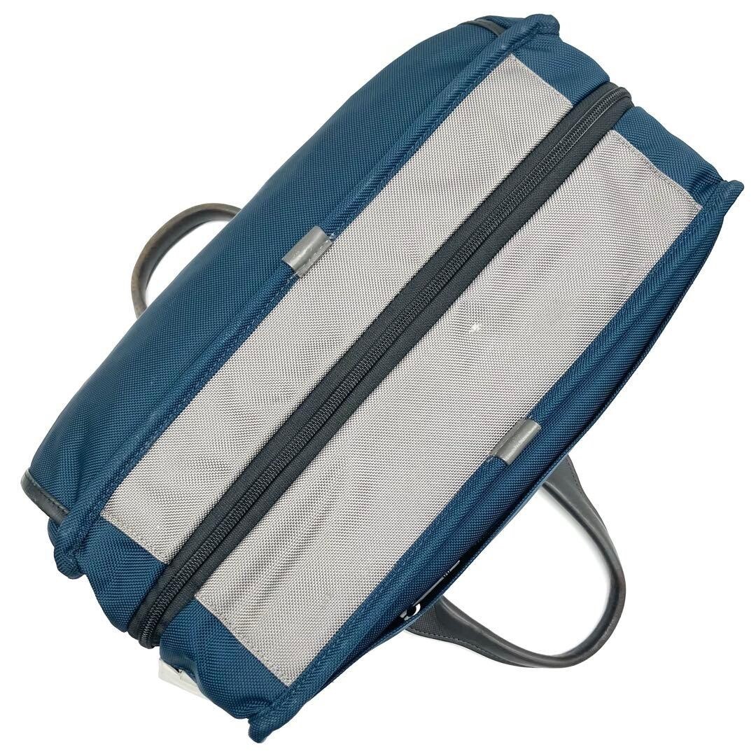 TUMI ALPHA 3 Navy Gray Business Bag 2Way Expandable Shoulder A4 Laptop Auth