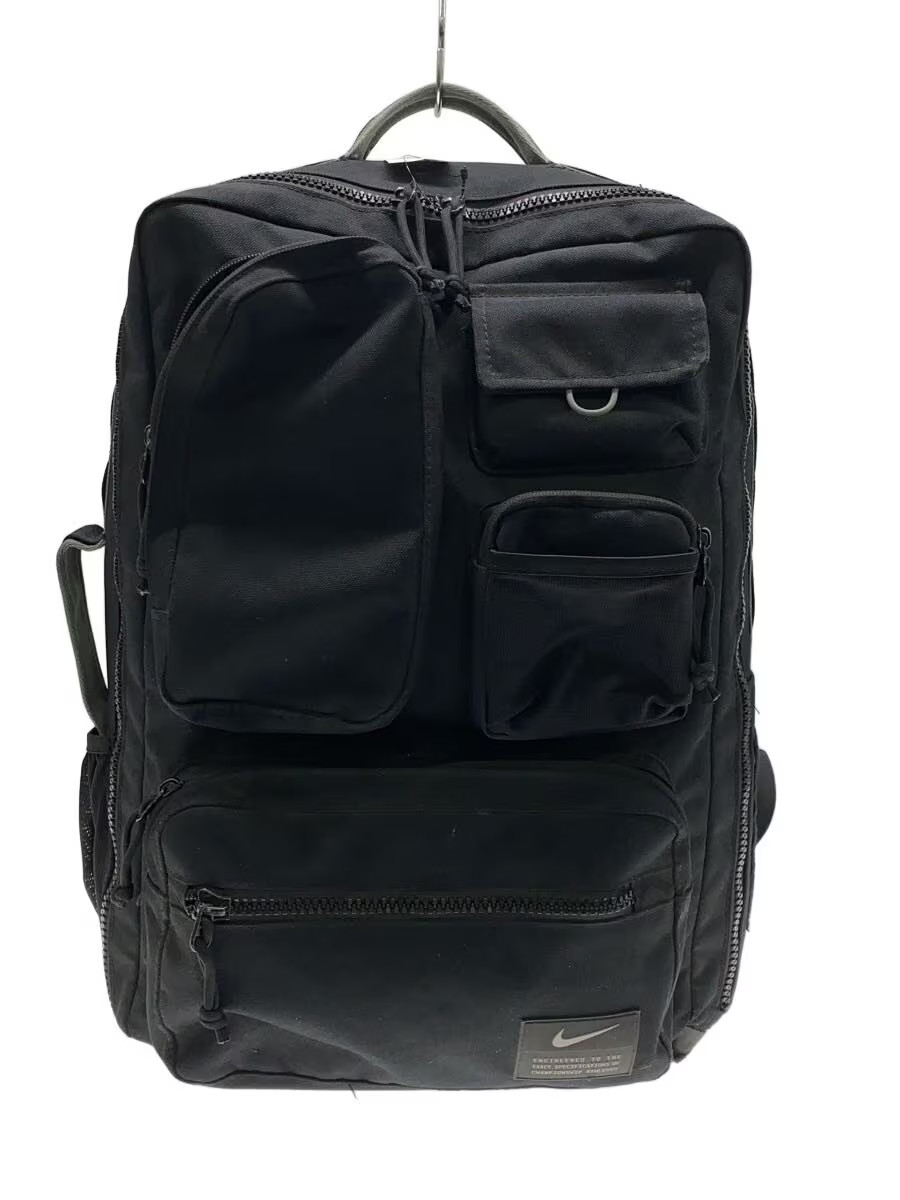 NIKE Utility Elite Training Backpack, Polyester, Black (Solid Color)