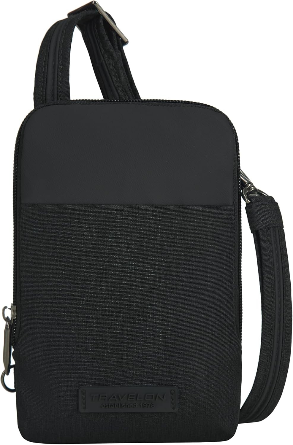 Travelon Anti-Theft Metro Stadium Mini Crossbody One Size, Black