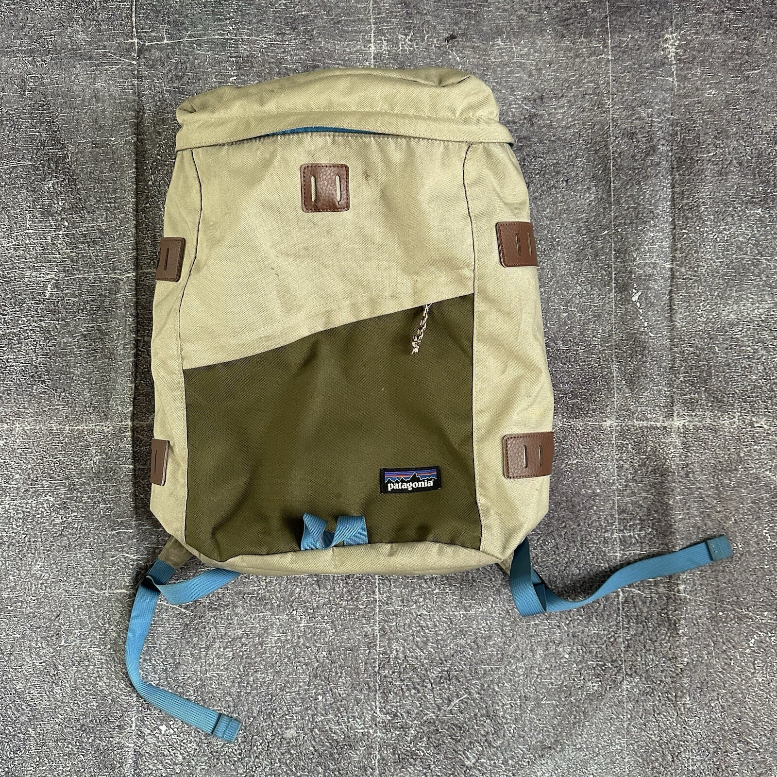 Men’s Patagonia El Cap Khaki Blue Toromiro Pack 22L Top Loader Backpack Day Pack