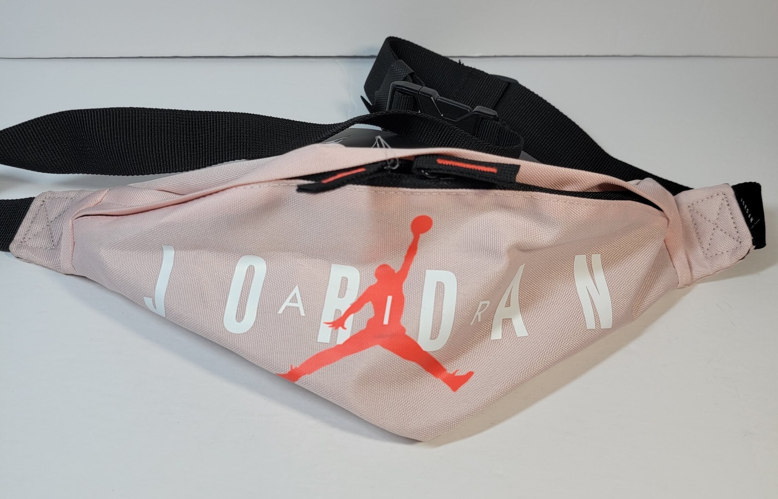 Jordan Fanny Pack Hip Waist Belt Black Pink Crossbody Bag 9B0533