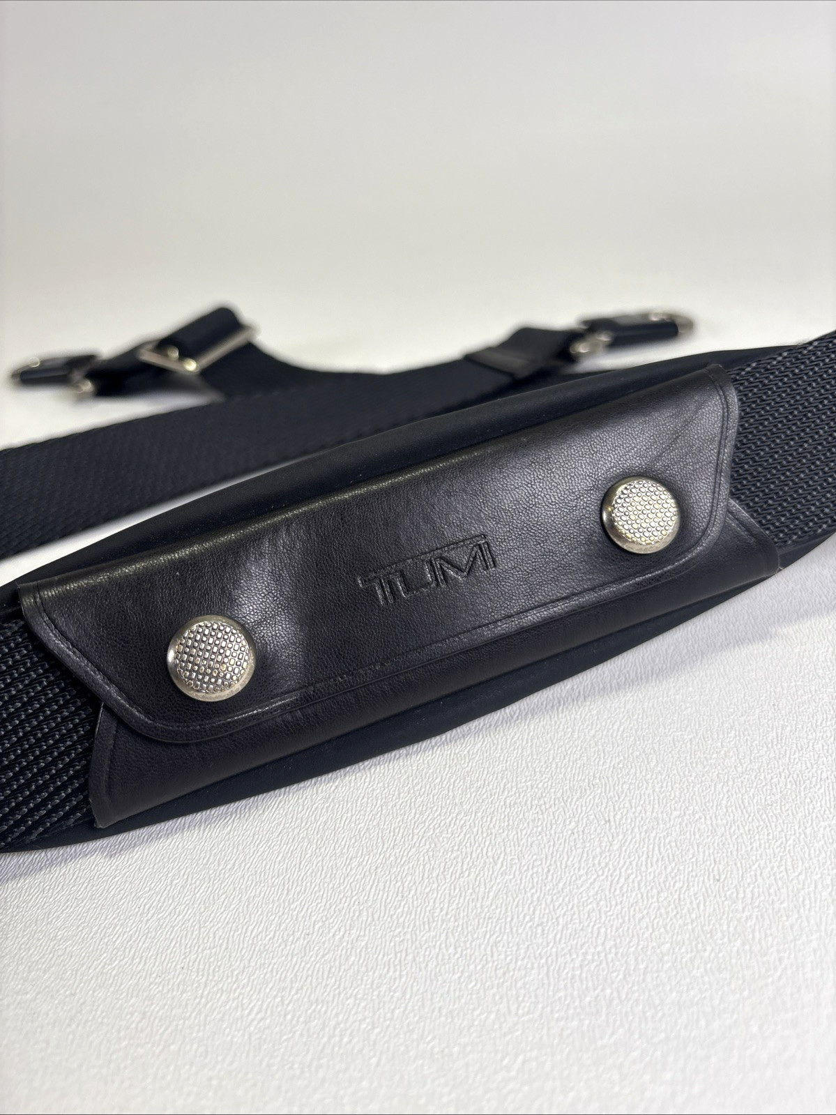 TUMI Replacement Shoulder Strap Padded Leather Webbing Luggage Briefcase Bag