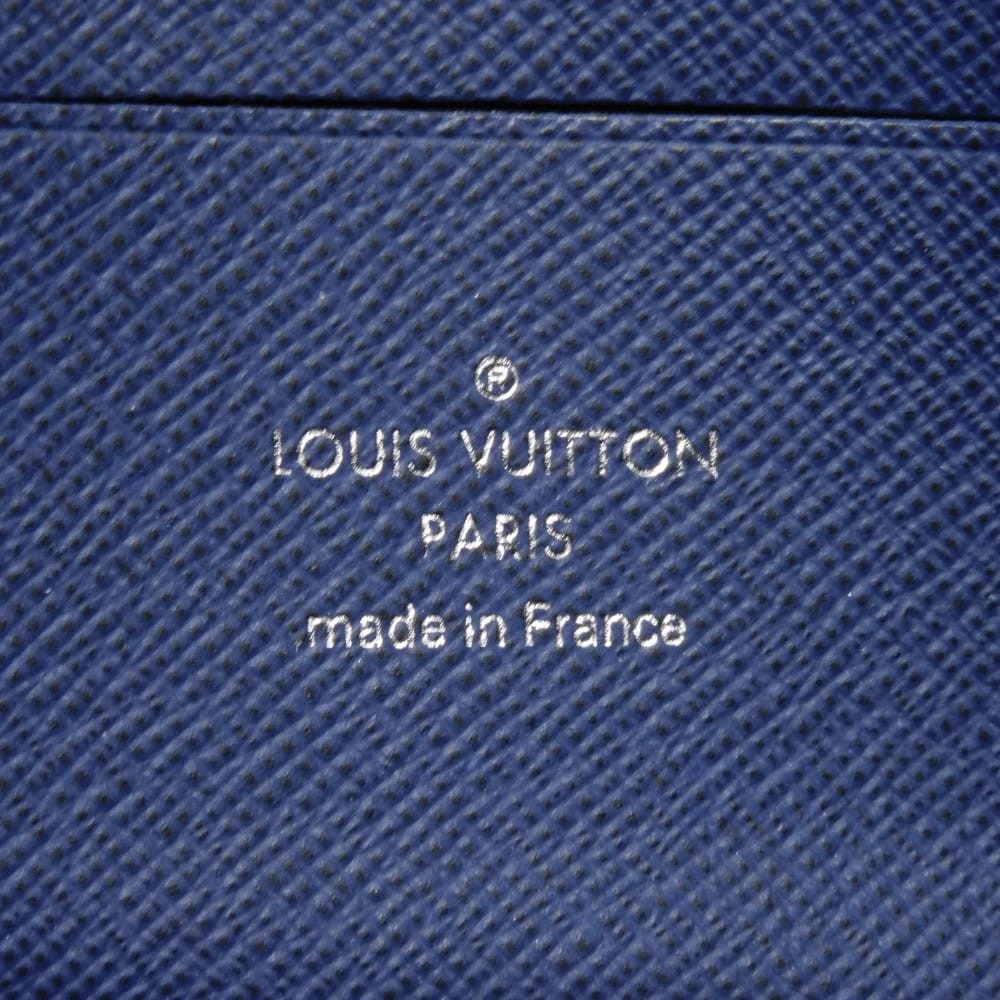 LOUIS VUITTON Pochette Discovery PM M30278 Pouch LV Logo Flower Blue D-Rin…
