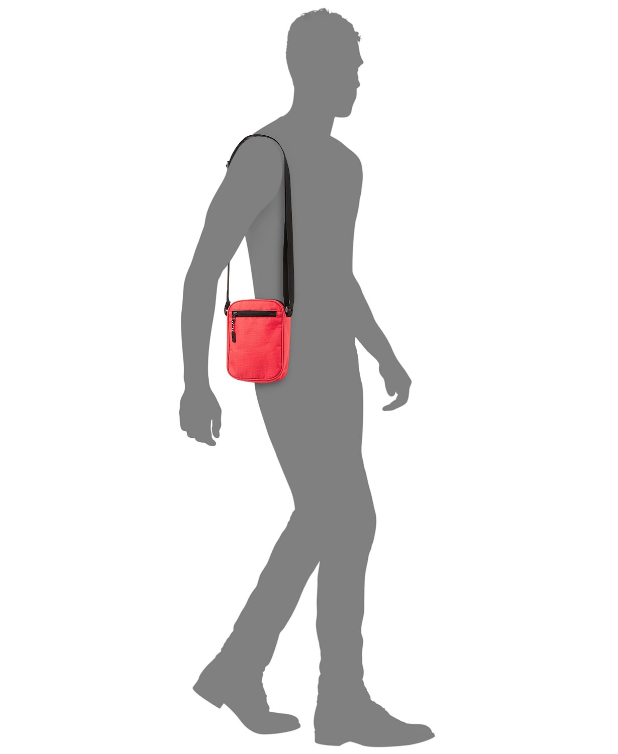 Bespoke Men’s Ripstop Mini Messenger Bag Red