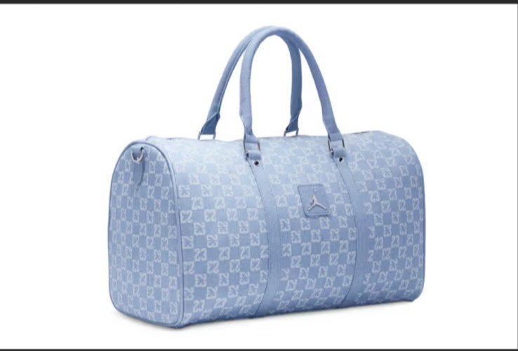 New Authentic Jordan Monogram 25L Duffle Bag *LIMITED EDITION DENIM Color*