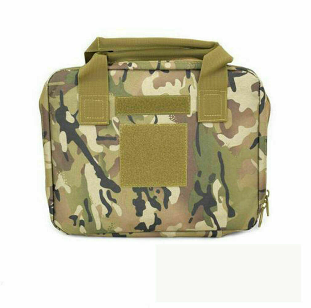 Tactical Pistol Pouch Range Bag Handgun Bag Holster Magazine Pouch 34*5*23cm