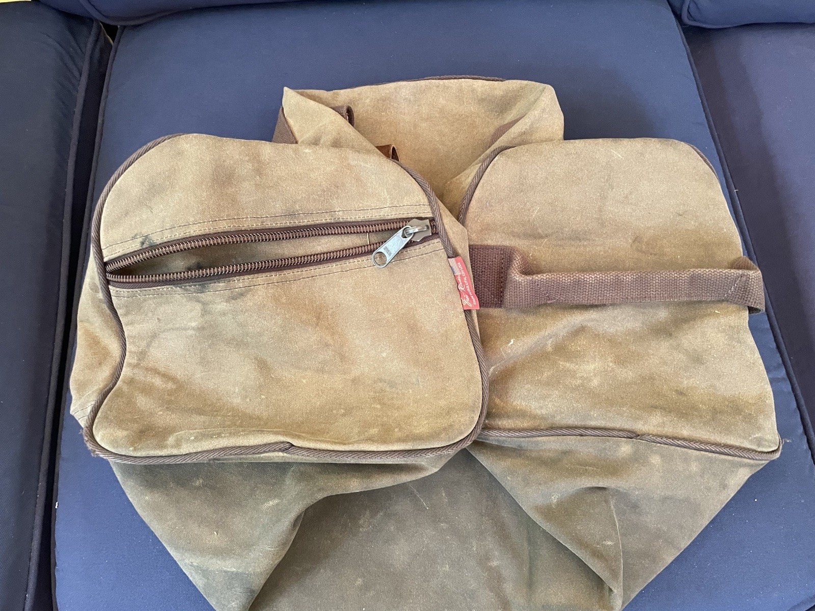 Frost River Explorer Medium Duffel Bag Waxed Canvas Leather Luggage Made in USA