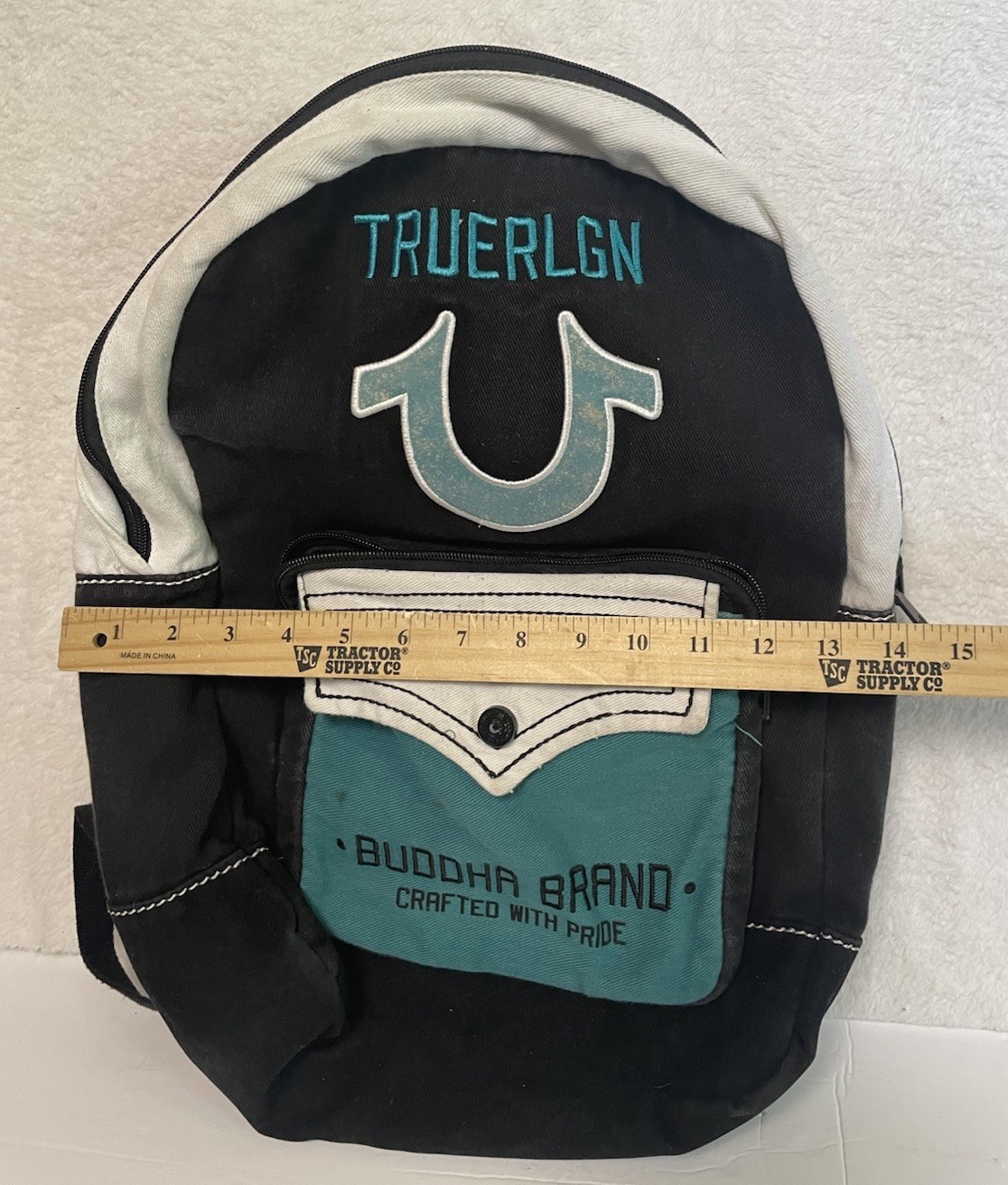 True Religion Backpack Canvas Bag