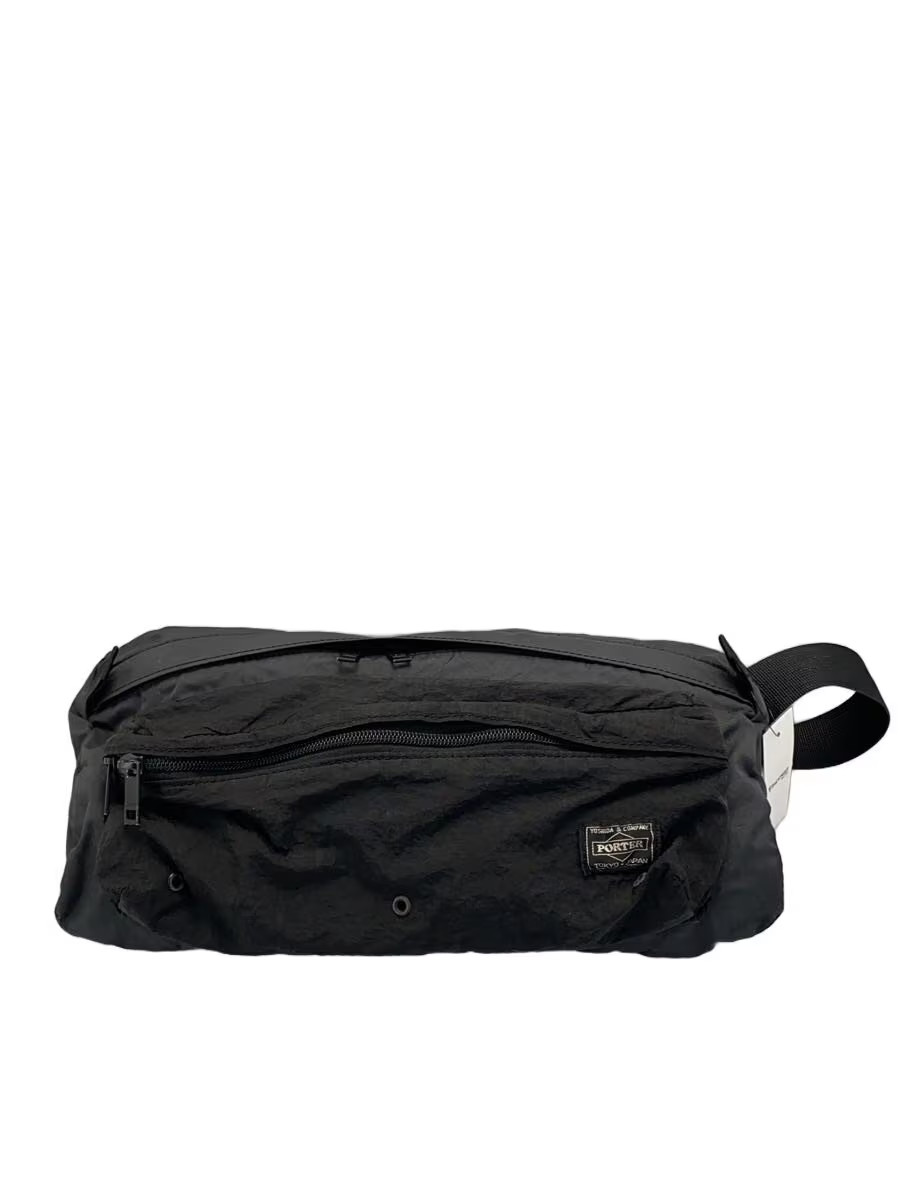 PORTER Waist Bag Nylon Gray Solid Color