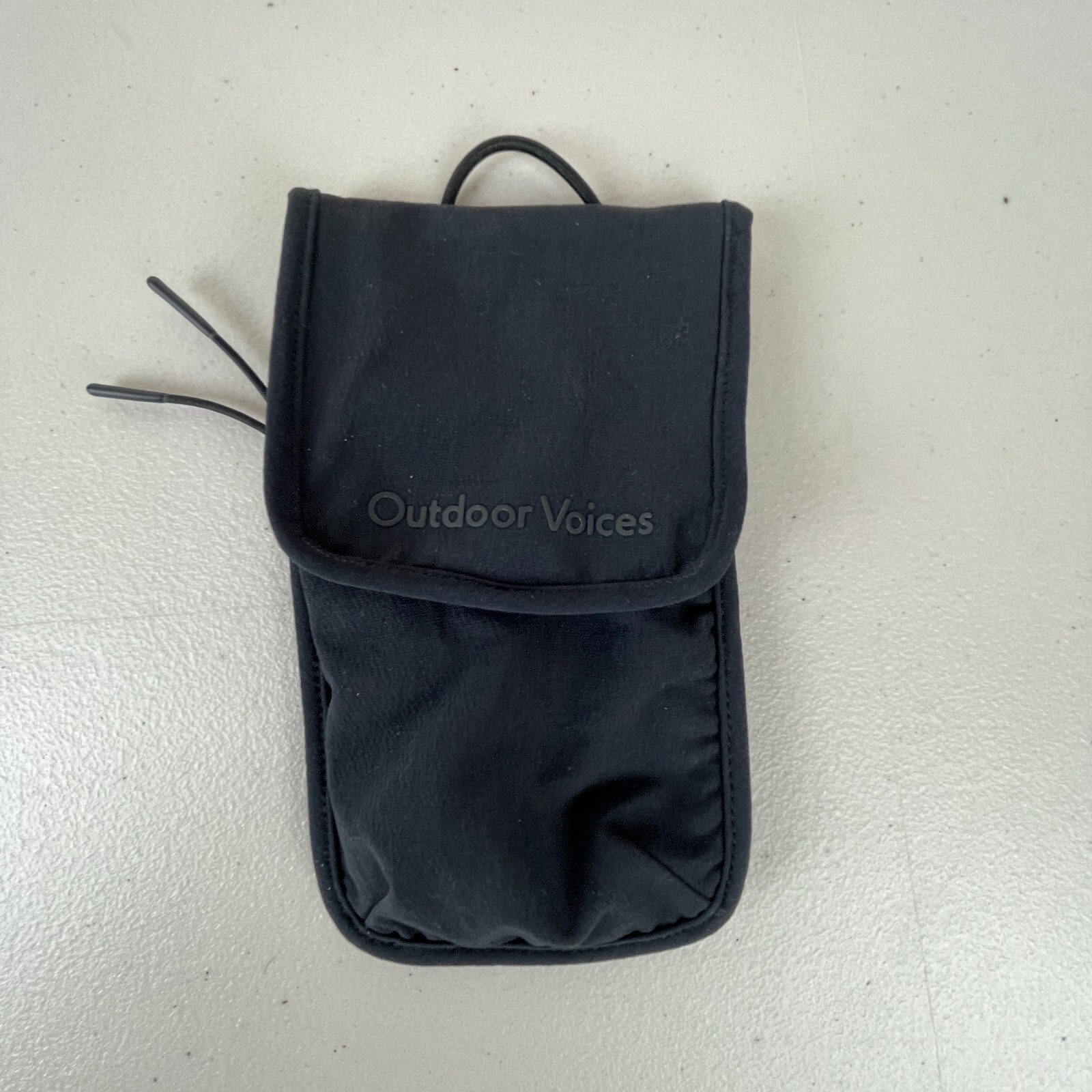 Outdoor Voices Small Pouch Black Sunglass Case Phone Case Hiking Running Camping