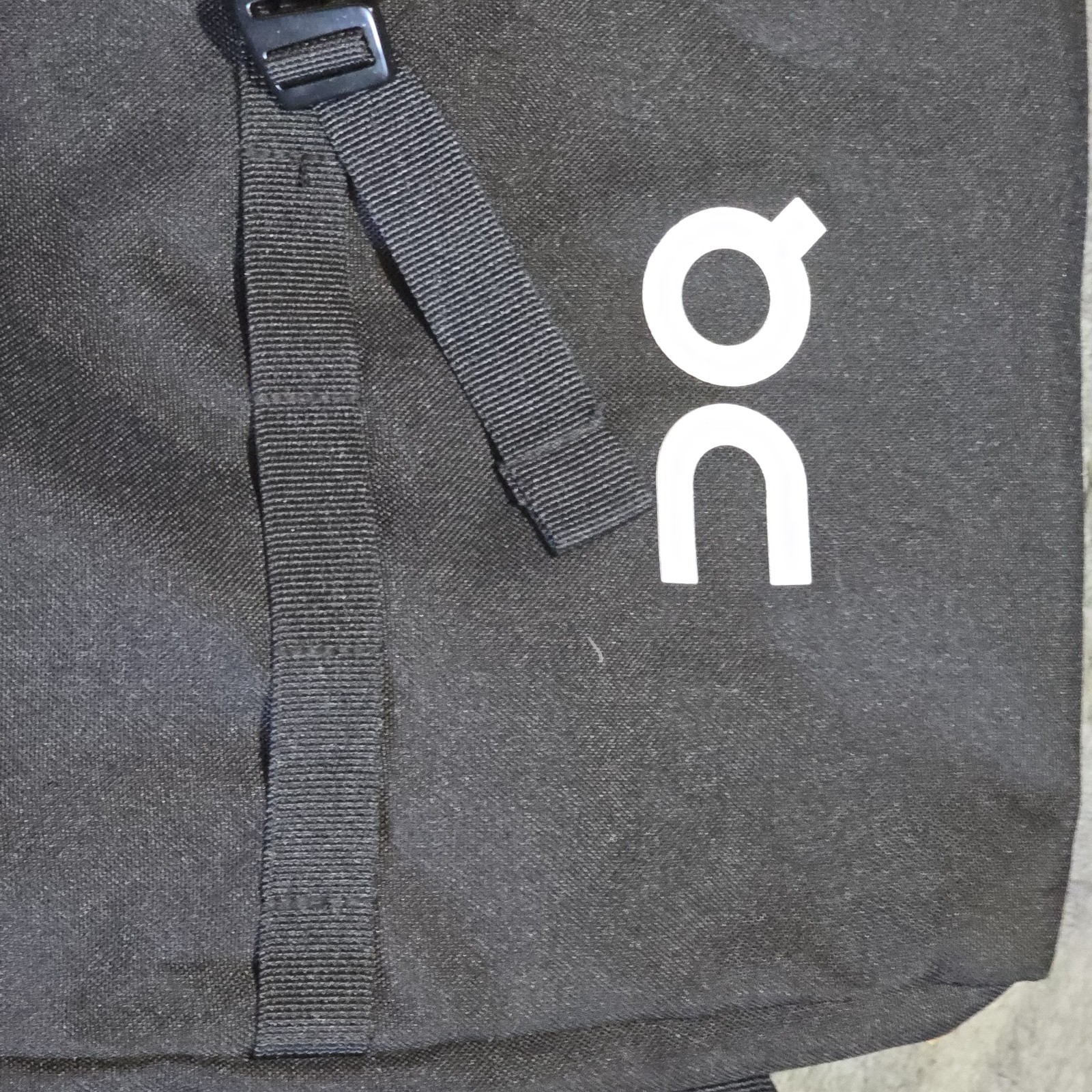 On Cloud Ambassador Backpack Black Drawstring Running Bag Sport Pack Minimalist