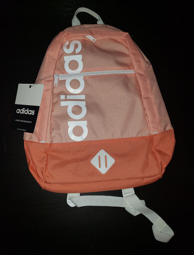 Adidas Court Lite II Backpack Peach Pink White Color