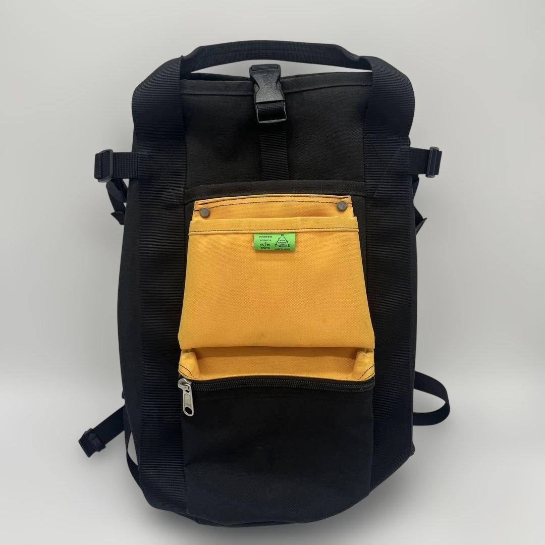 Porter Union 2Way Backpack Black Large Capacity A4 Fits for Work Travel