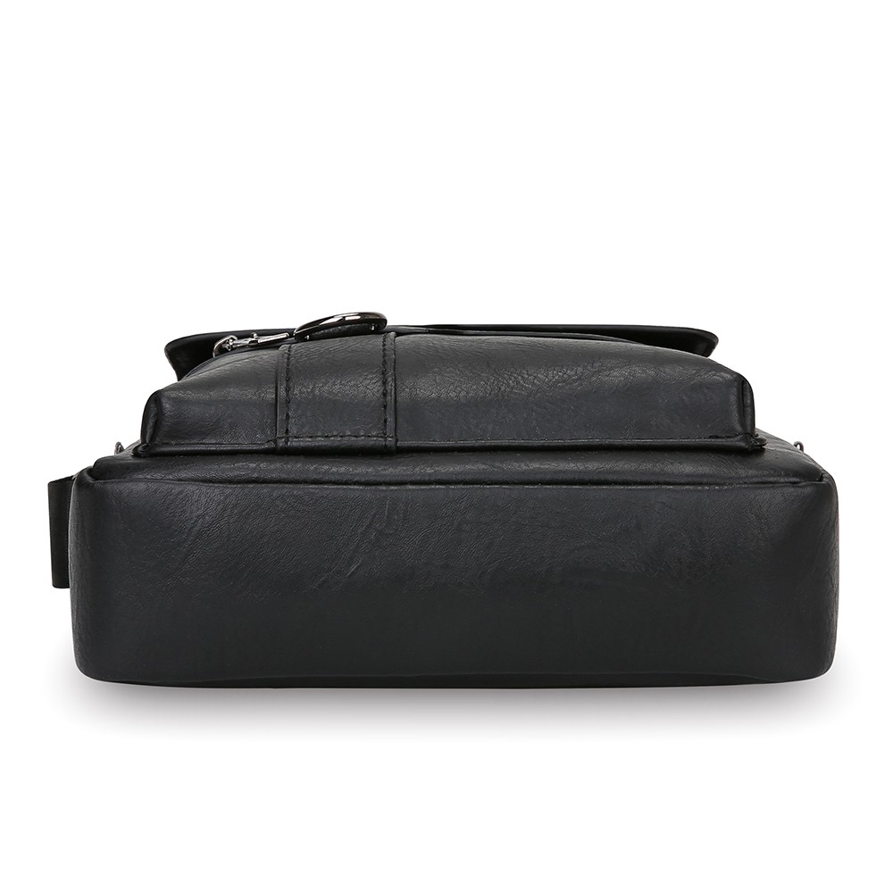 Men’s Shoulder/Messenger Bag Business pu Leather 8″ Handbag Outdoor Sport Bag