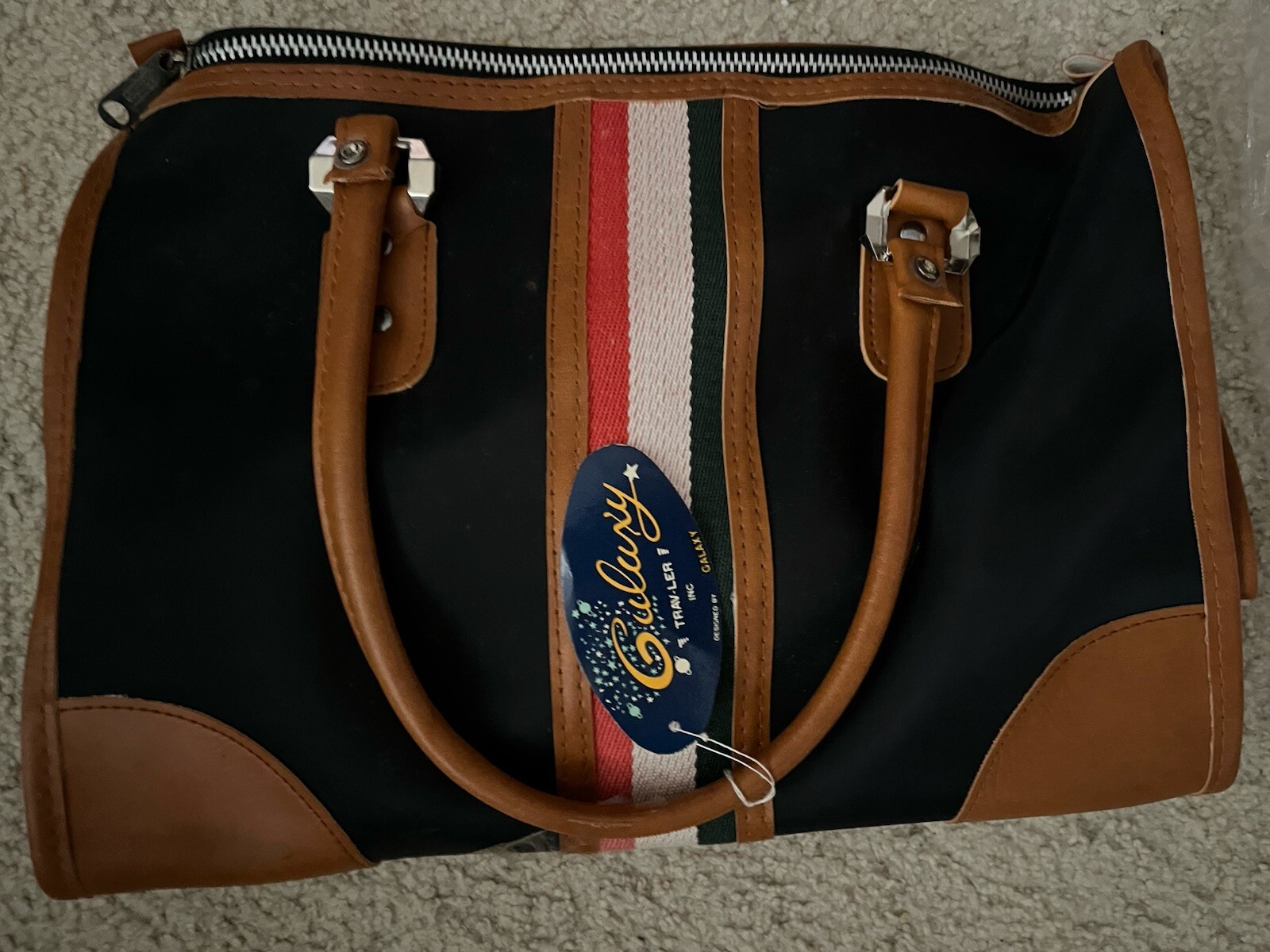 Vintage Galaxy Trav – Ler Tote Travel Bag – unused
