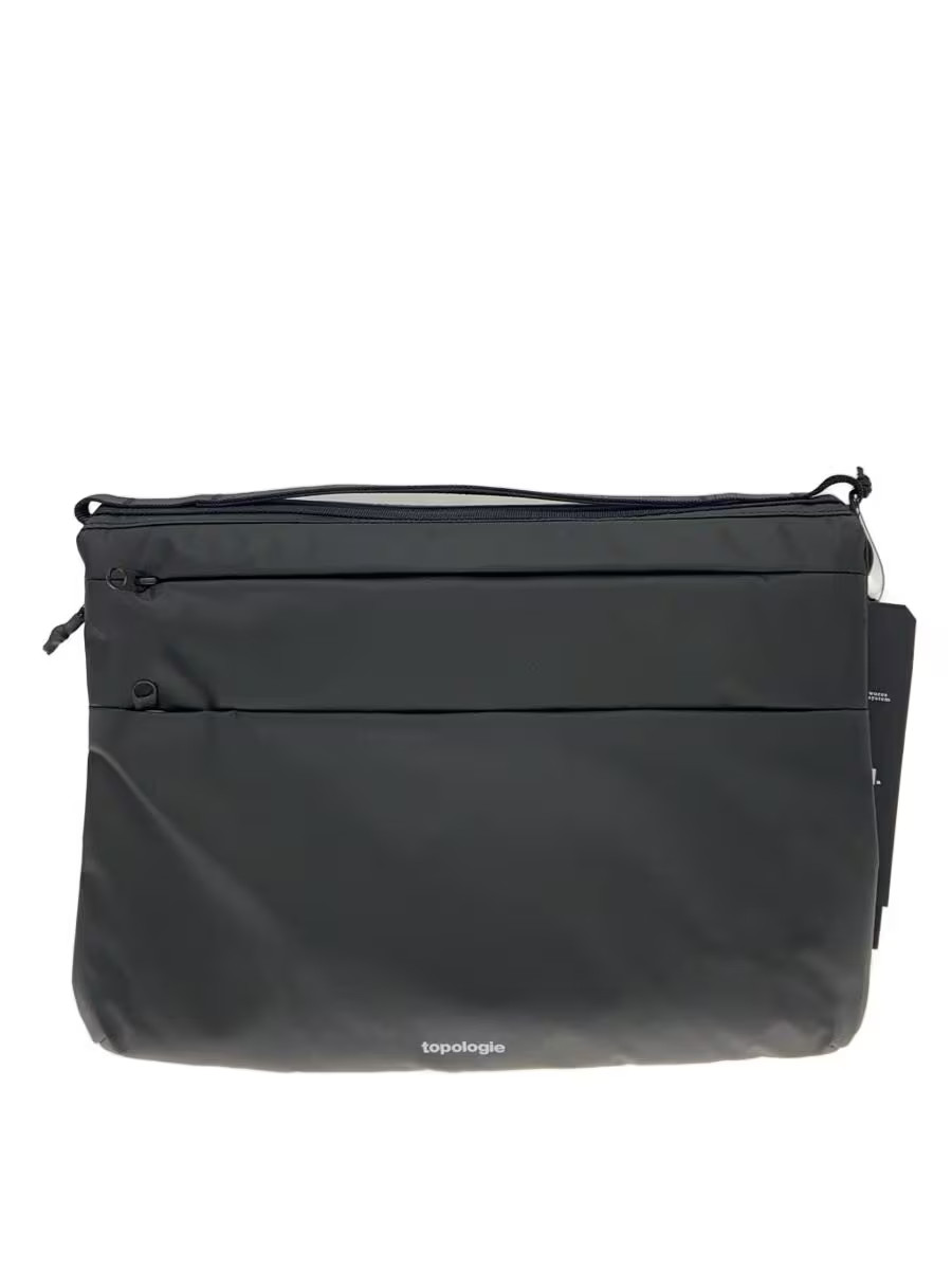 topologie (TAIWAN) Wares Bags Flat Sacoche Large Second Bag PVC BLK