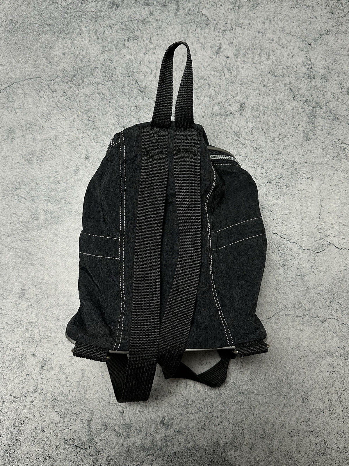 Vintage Adidas 3 Stripes Multipocket Mini Backpack Bag