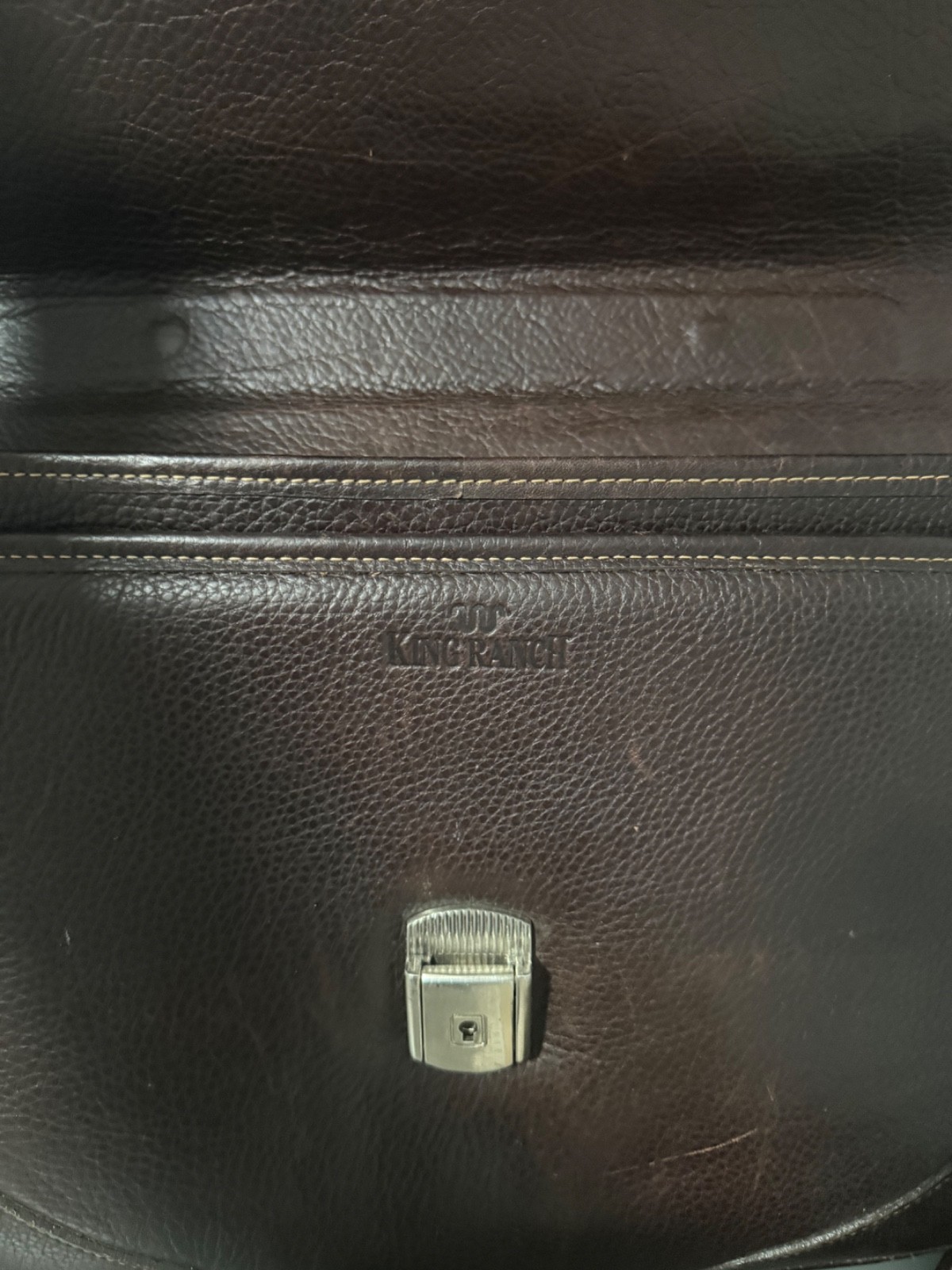 King Ranch Leather brief case