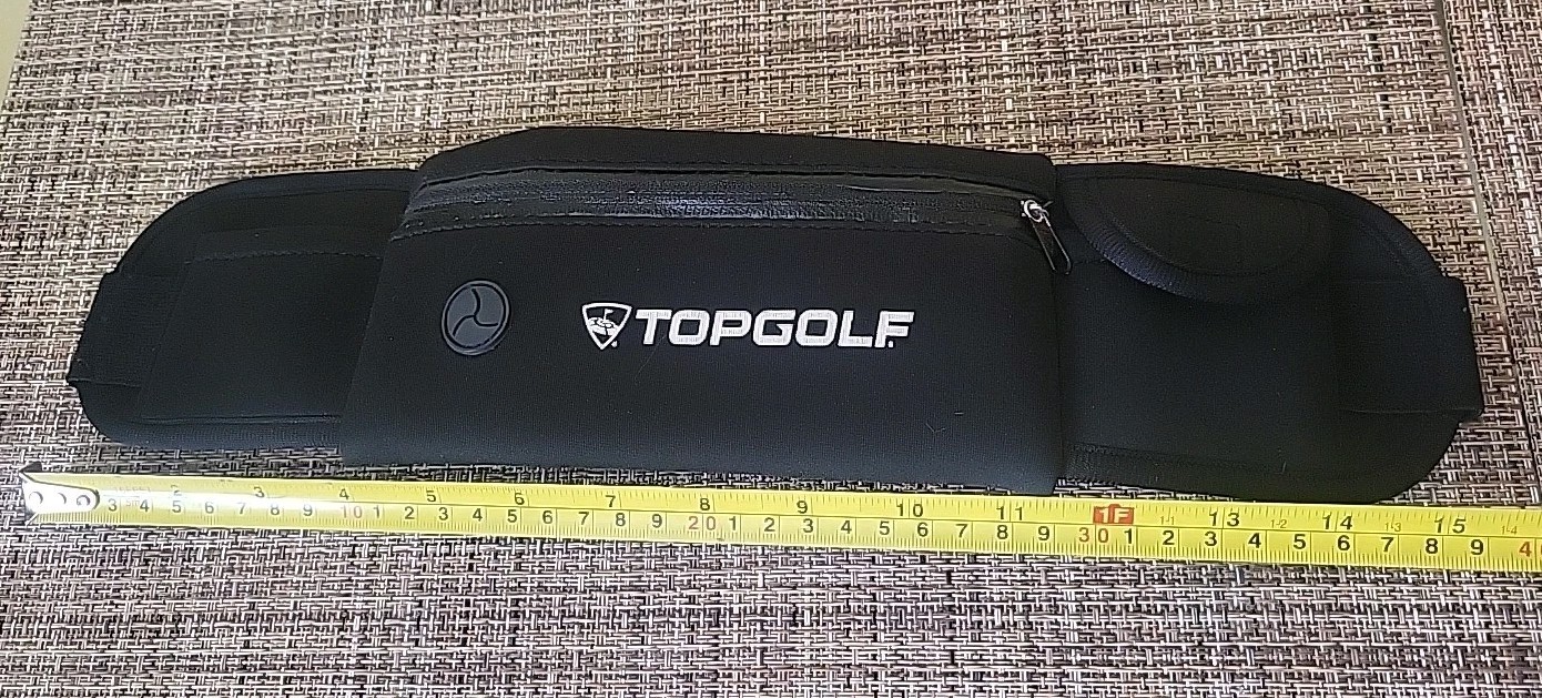 Top Golf Neoprene Sports Waist Belt Bum Pouch Fanny Pack Running Golfing Zip Bag
