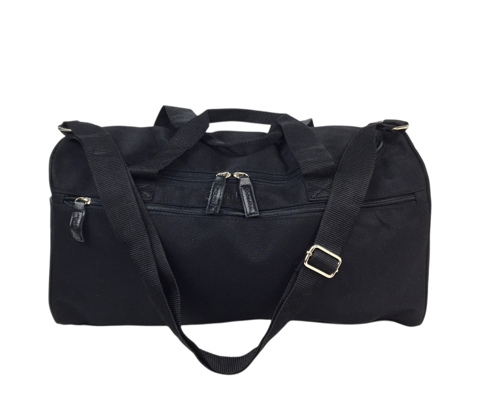 Calvin Klein Black Duffel Bag Carry On Overnight Shoulder Strap 18” Gym Luggage