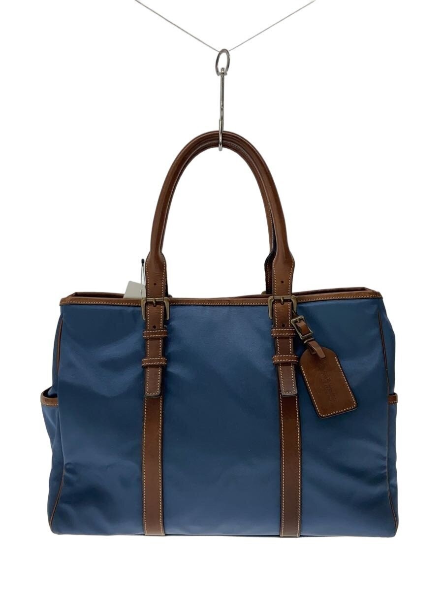 Authentic PORTER Blue Unisex Tote Bag 14.5cm Depth 26cm Height 36cm Width
