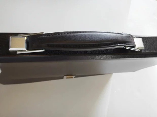 Dunhill Briefcase Business Bag Document Case Black Leather Men’s Width 38cm