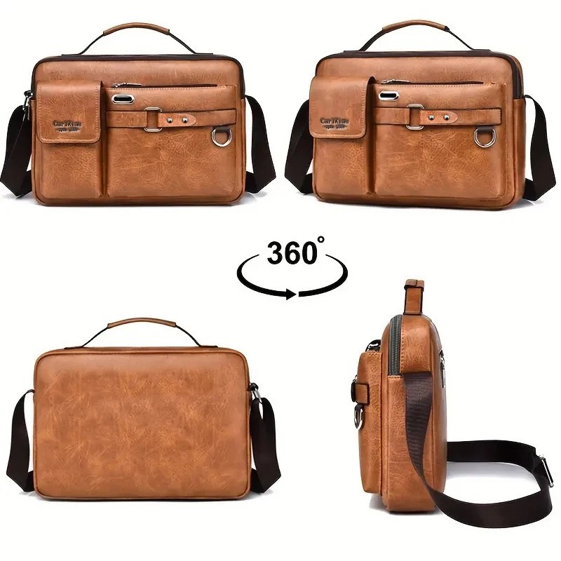 Men Handbag Business Crossbody Bag Shoulder Bag Briefcase Messenger Bag