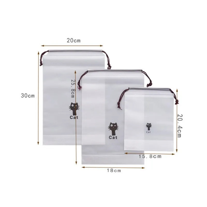 Drawstring Swimming Bags Transparent Beach Storage Bag Waterproof Dry Clothes Fa