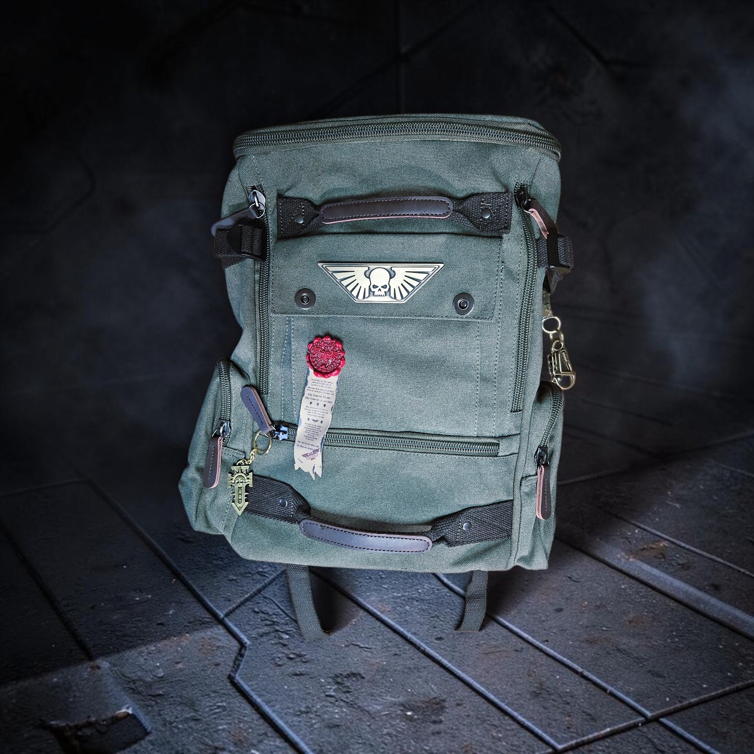 Warhammer 40K Cosplay Backpack |Astra Militarum Recruit Death Korps Grimdark