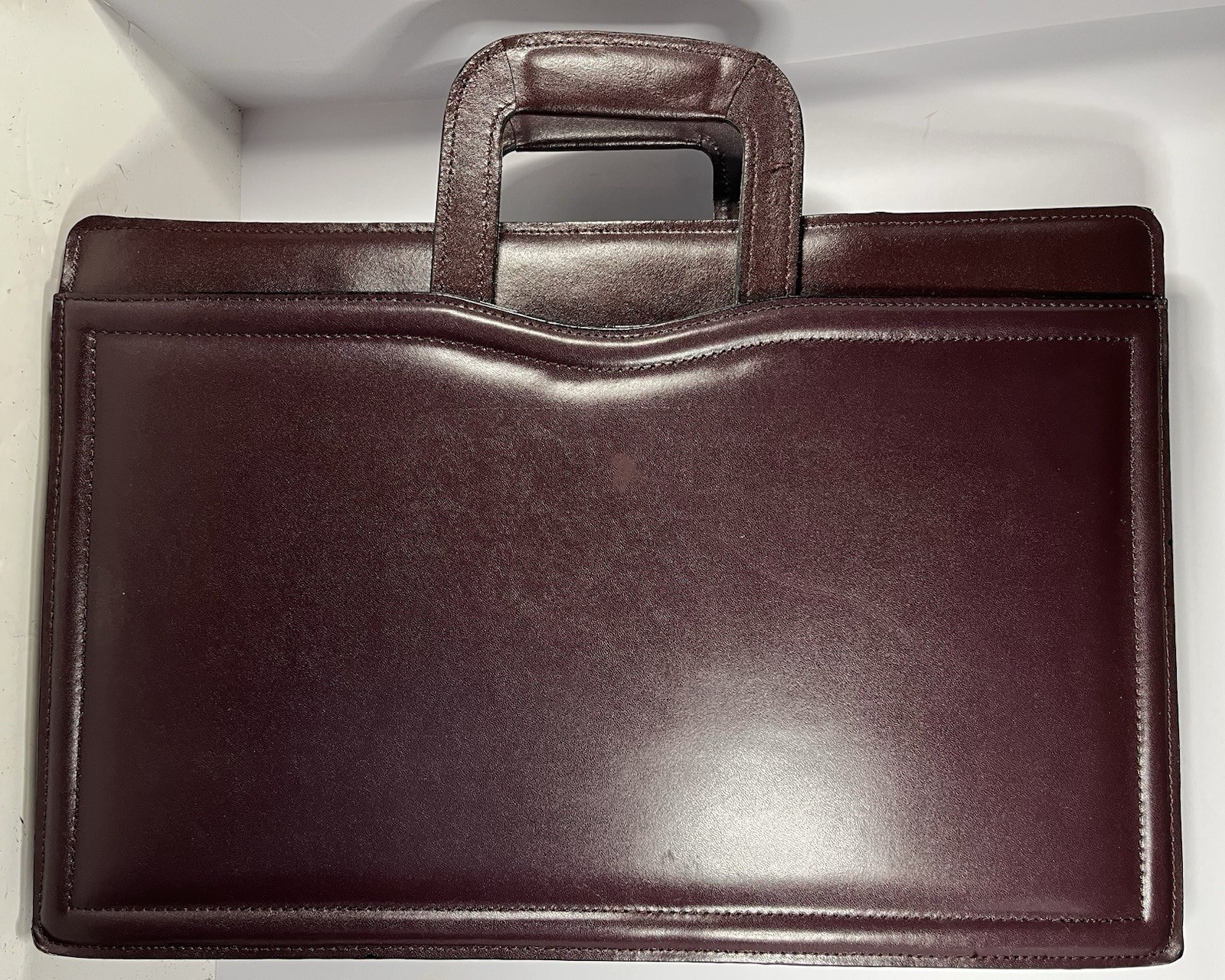 Leather Zip Around Portfolio Notebook Case Skymaster