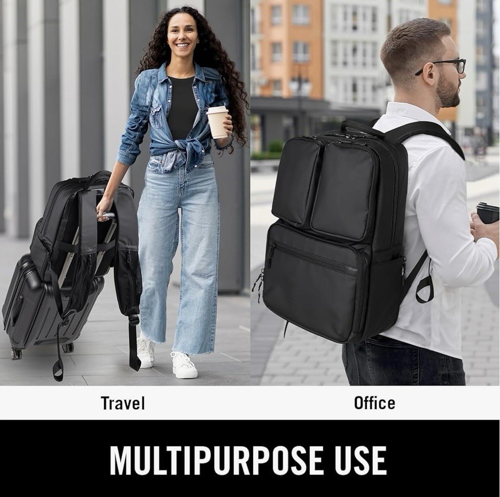 NWT Cole Reaction Ryder Tech Backpack College Fits Most 16” Laptops Black Travel