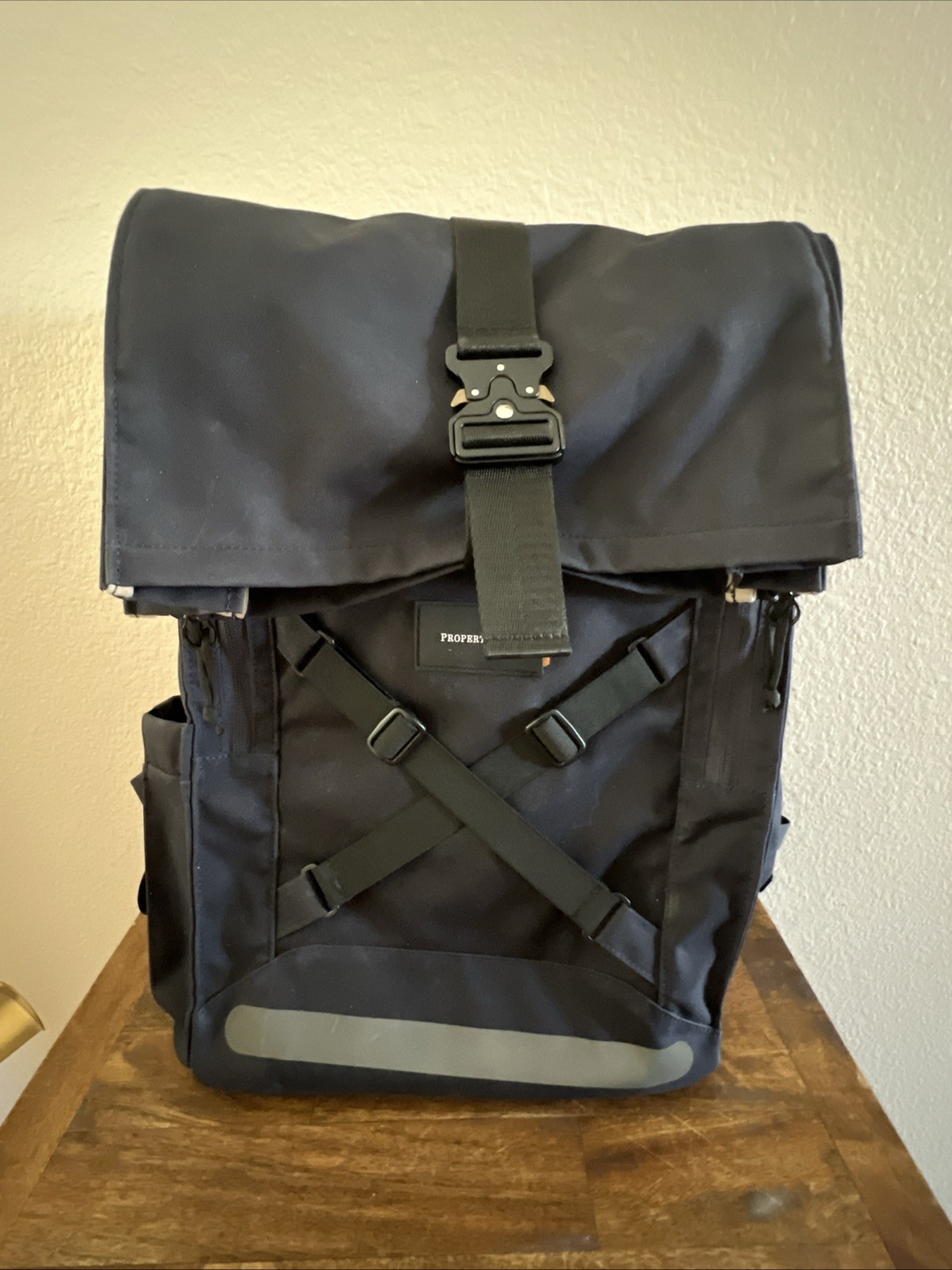 Property Of… Rucksack Reflective Hunter Laptop Backpack – Blue Nice!