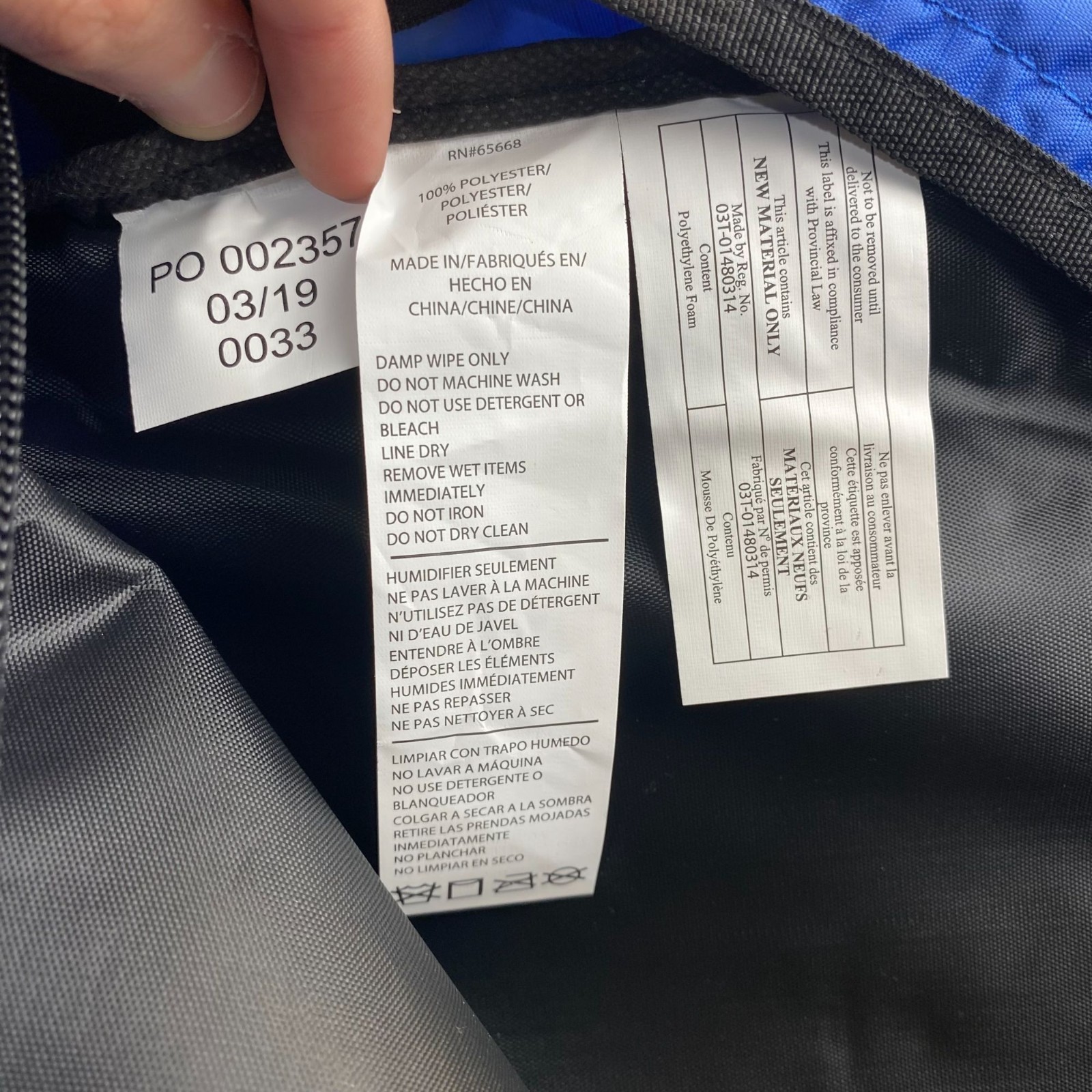 Dickies School Backpack Daypack, 2 side pockets for a water bottle Ergonomic Ne