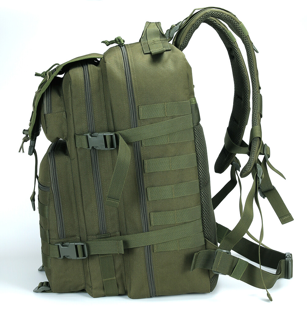 45L Tactical Military Backpack Big Capacity Training Hiking Army Molle Bags USA