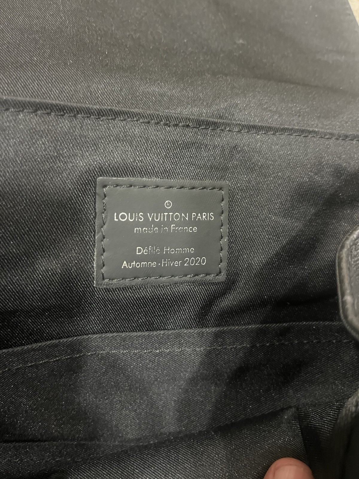 Authentic LOUIS VUITTON Monogram Eclipse Trio Back Pack Rucksack