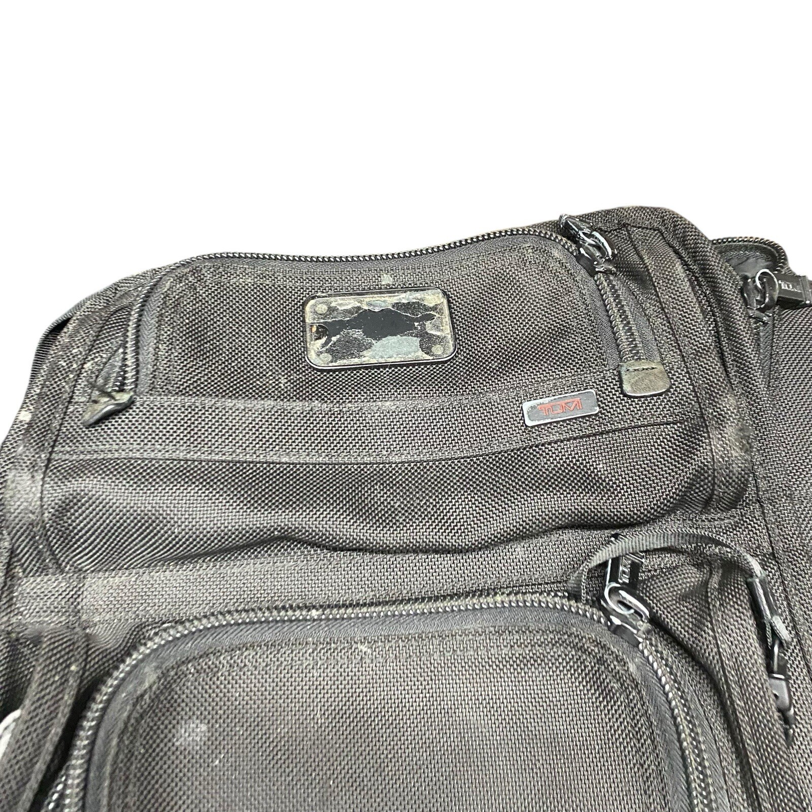 TUMI Kenbou’s Backpack Leather Black 26578DH Damaged As Shown