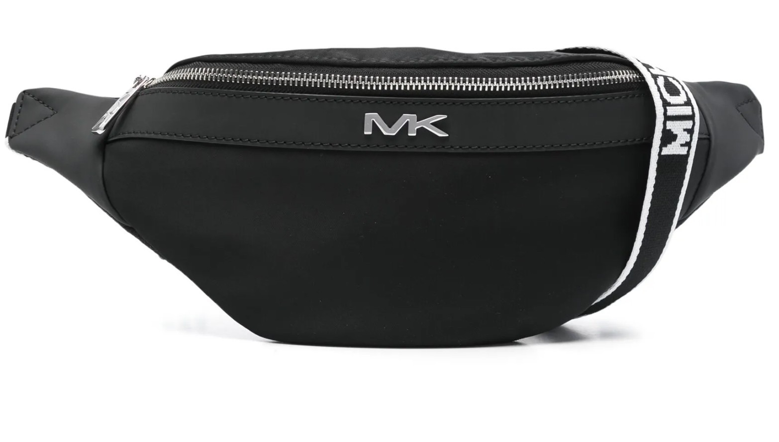 New Mens Michael Kors Black Malone Nylon Belt Sling Crossbody Shoulder Waist Bag