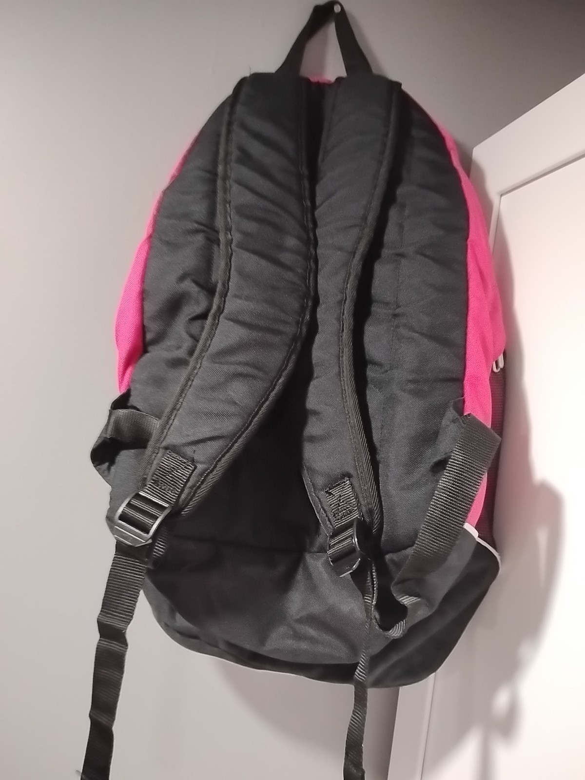 Nike Brasilia 6 XL Backpack Gym Bag Pink Black White 4 Sets Zippers