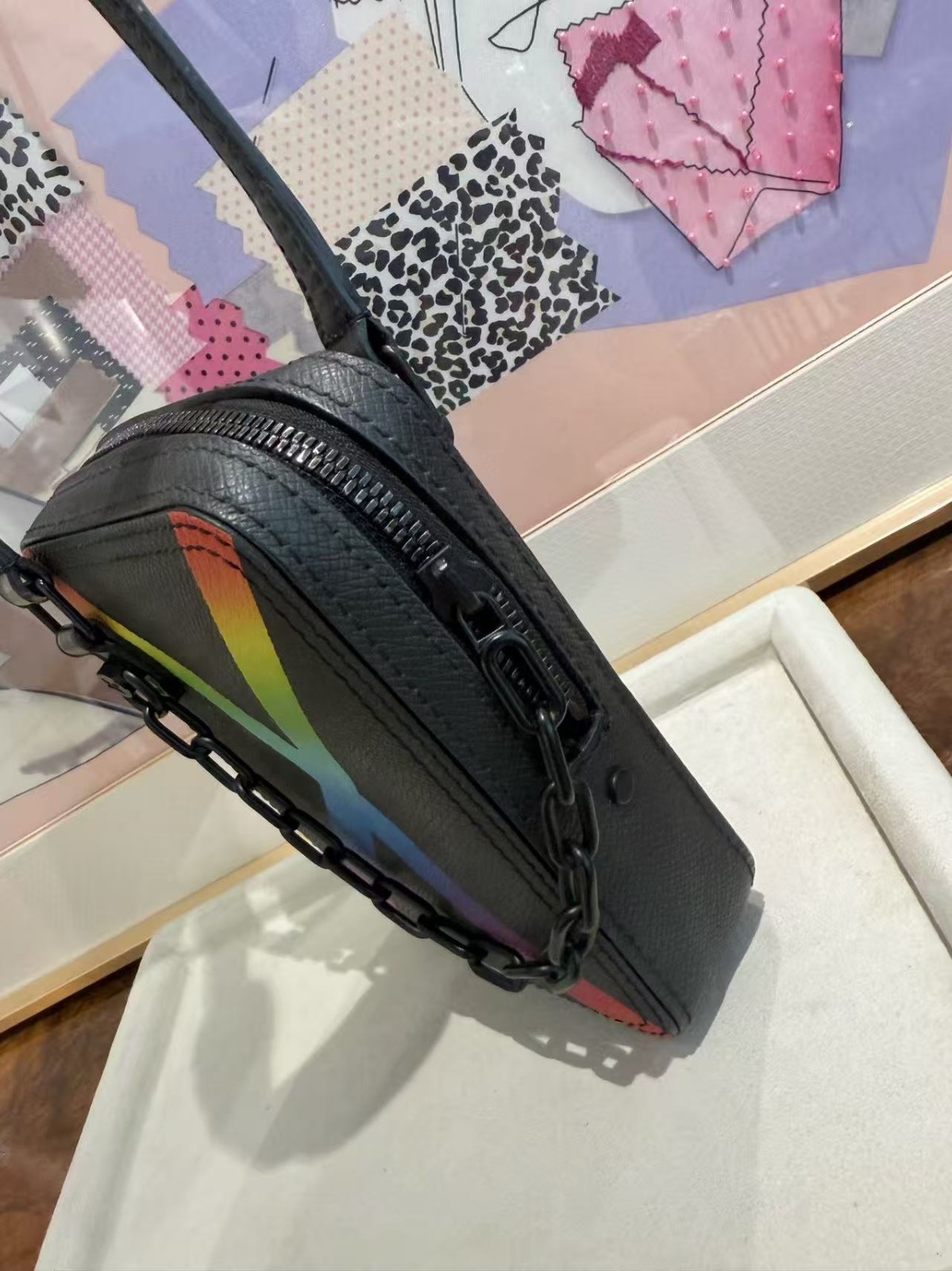 Louis Vuitton Limited Edition Danube Messenger Rainbow