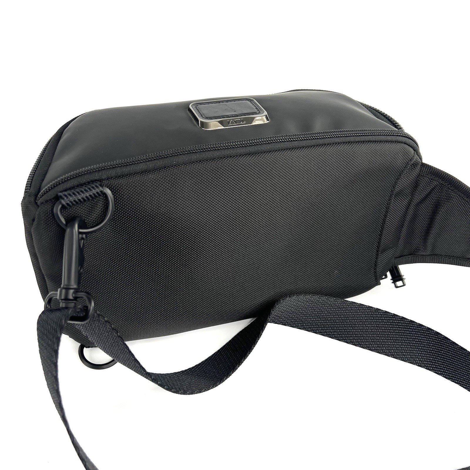 TUMI Alpha Bravo Platoon Sling Shoulder Bag Crossbody Solid Black