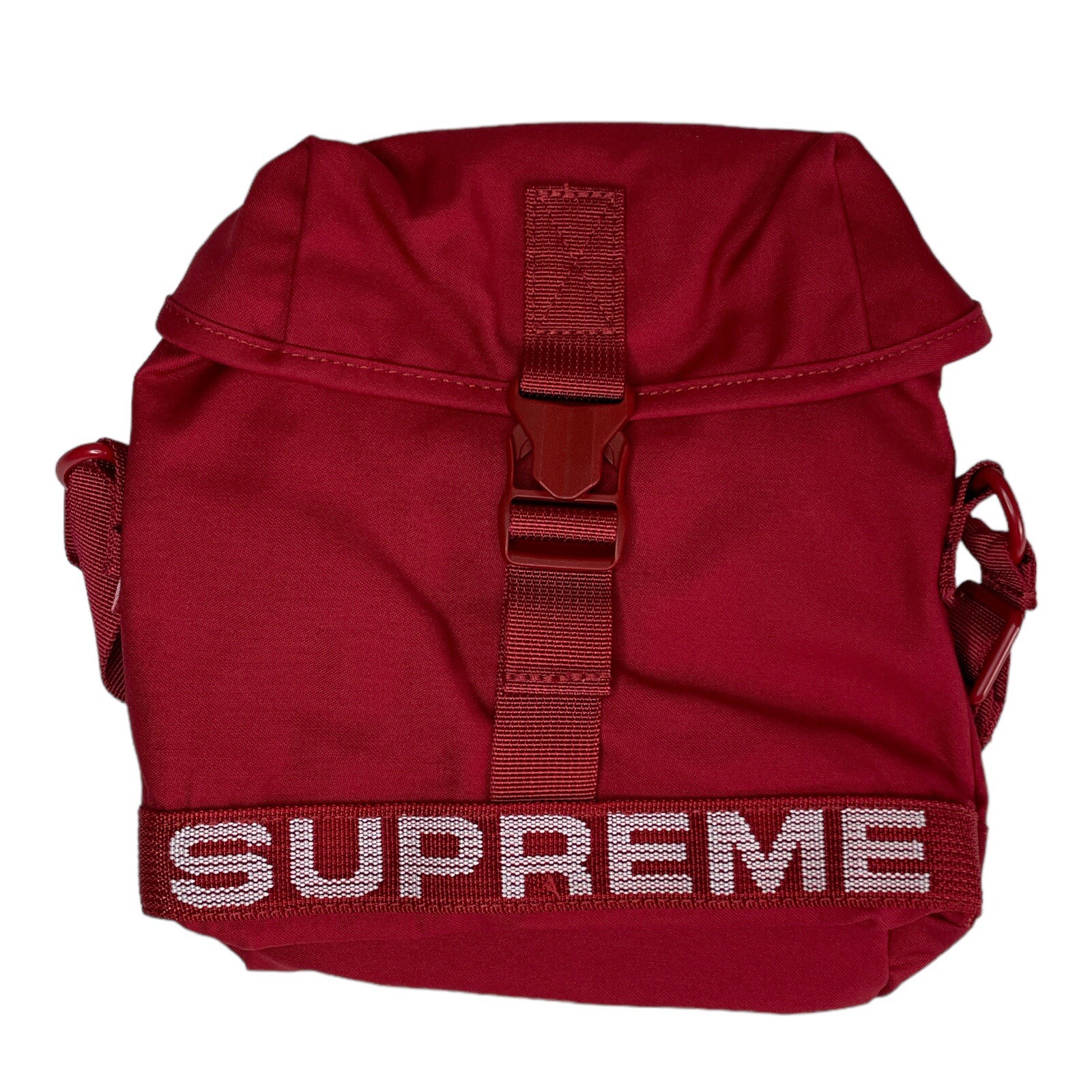 Supreme Military Field Side Bag Red SS23 New