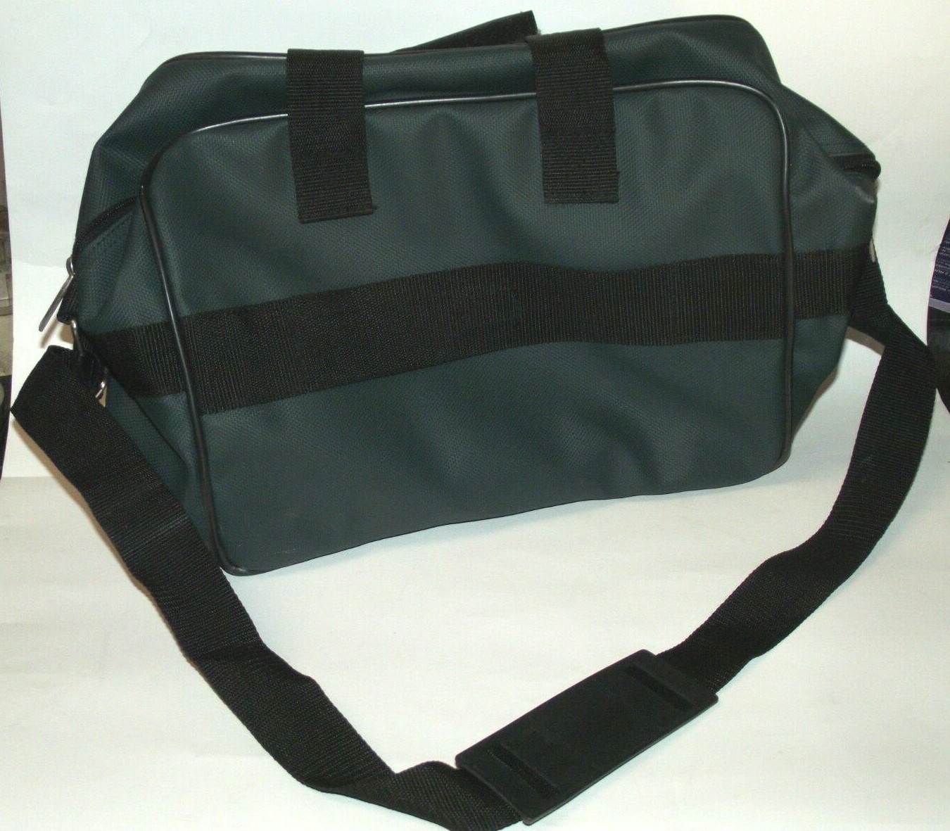 VG+ Pre-Owned Unbranded Unisex Green/Black Laptop Heavy Canvas Travel Bag B