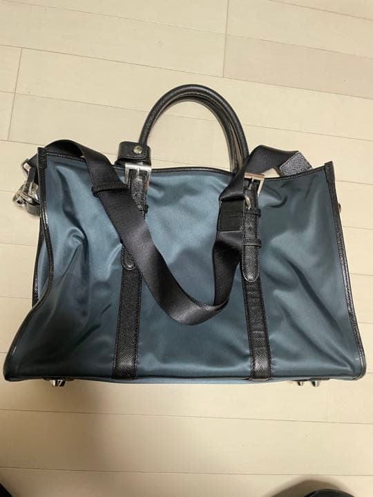 United Arrows Business Bag Dark Green Men’s Office Bag Excellent Condition